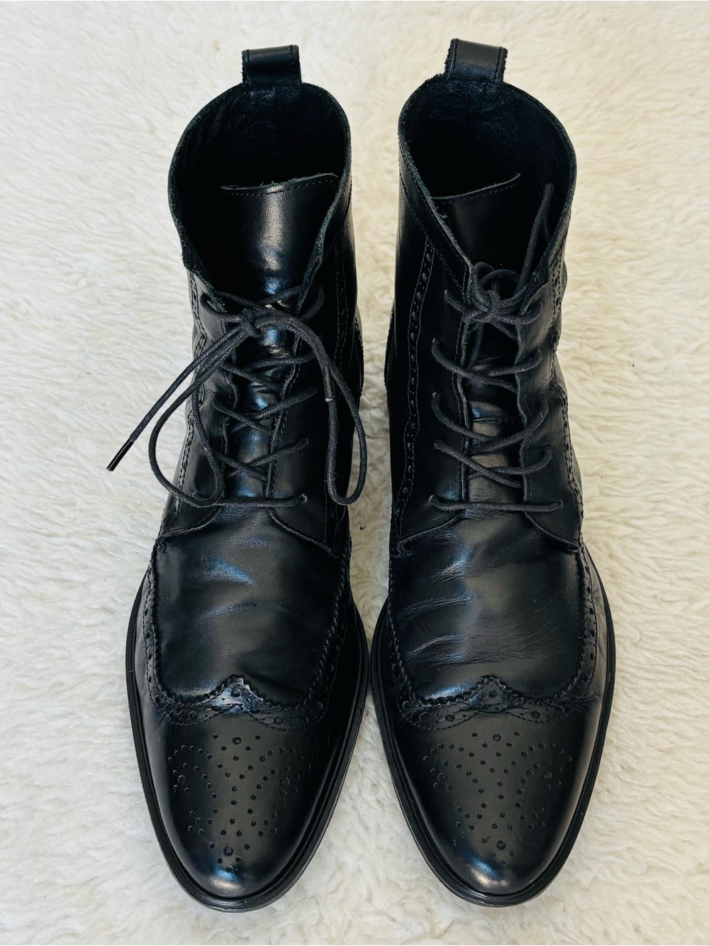 Antony Morato Black Leather Lace up Chukka/Ankle Men’s Boots size EU 43